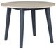 American Wholesale Furniture 3-Piece Gray Dining Table Set with Graphite Base-3