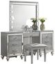 New Classic® Home Furnishings Valentino 2-Piece Silver Vanity Set-0