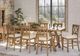 Jofran Inc. Telluride Beige/Gold Double X-Back Counter Stool-1