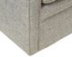 Olliix by Madison Park Grey Multi Brianne Slub Weave Wide Seat Swivel Arm Chair-4