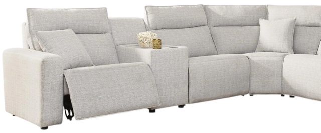 Signature Design by Ashley® Modmax II 6-Piece Stone Power Reclining L-Shape Sectional with Console-1