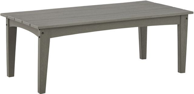 Signature Design by Ashley® Visola 3-Piece Gray Outdoor Table Set-1