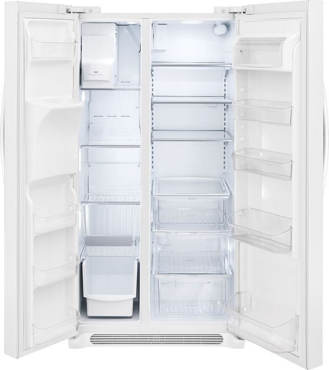 Frigidaire Gallery® 25.5 Cu. Ft. Pearl White Side-By-Side Refrigerator-1