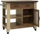 International Furniture Direct Antique Multi-Colored Kitchen Island-1
