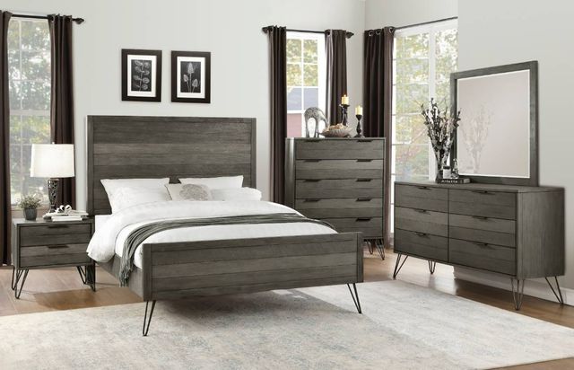 Homelegance® Urbanite Gray Full Panel Bed-1
