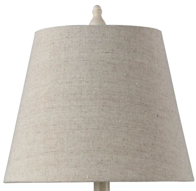 Stylecraft Old White Distress Table Lamp-2