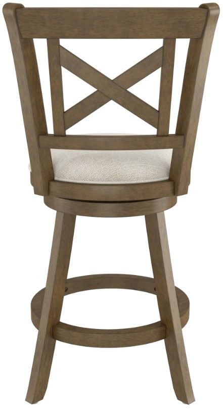 HH2 Home Hamlin Brush Gray Counter Stool-4