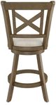 HH2 Home Hamlin Brush Gray Counter Stool-4