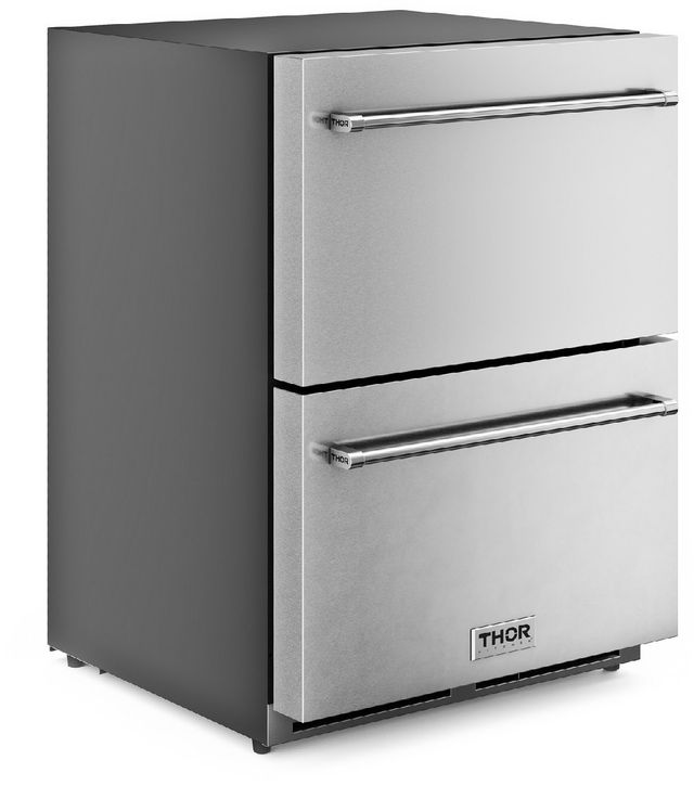 Thor Kitchen 3.4 Cu. Ft. Anti-Fingerprint Stainless Steel Indoor/Outdoor Freezer Drawer-1