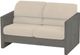 Crate Designs™ Furniture Graphite Loveseat-0