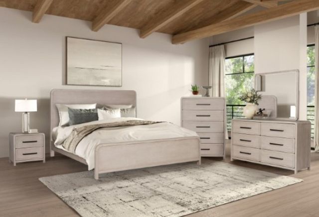 Furniture of America® Belize 4-Piece Gray Fog Queen Bedroom Set-0