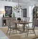 Liberty Furniture River Place 5-Piece Riverstone Gray/Tobacco Dining Set-1