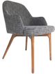 Bermex® Customizable Fabric Dining Arm Chair-0