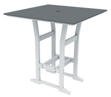 Seaside Casual Coastline Café Square Bar Table-0