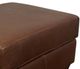 USA Premium Leather Furniture 4800 Almond Ottoman-1