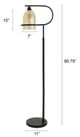 Stylecraft Radiance Black/Bronze Floor Lamp -4
