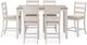 Signature Design by Ashley® Skempton 7-Piece Light Brown/White Counter Height Dining Set-1