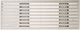 GE® Zoneline 41.75" Beige Architectural Rear Grille-0
