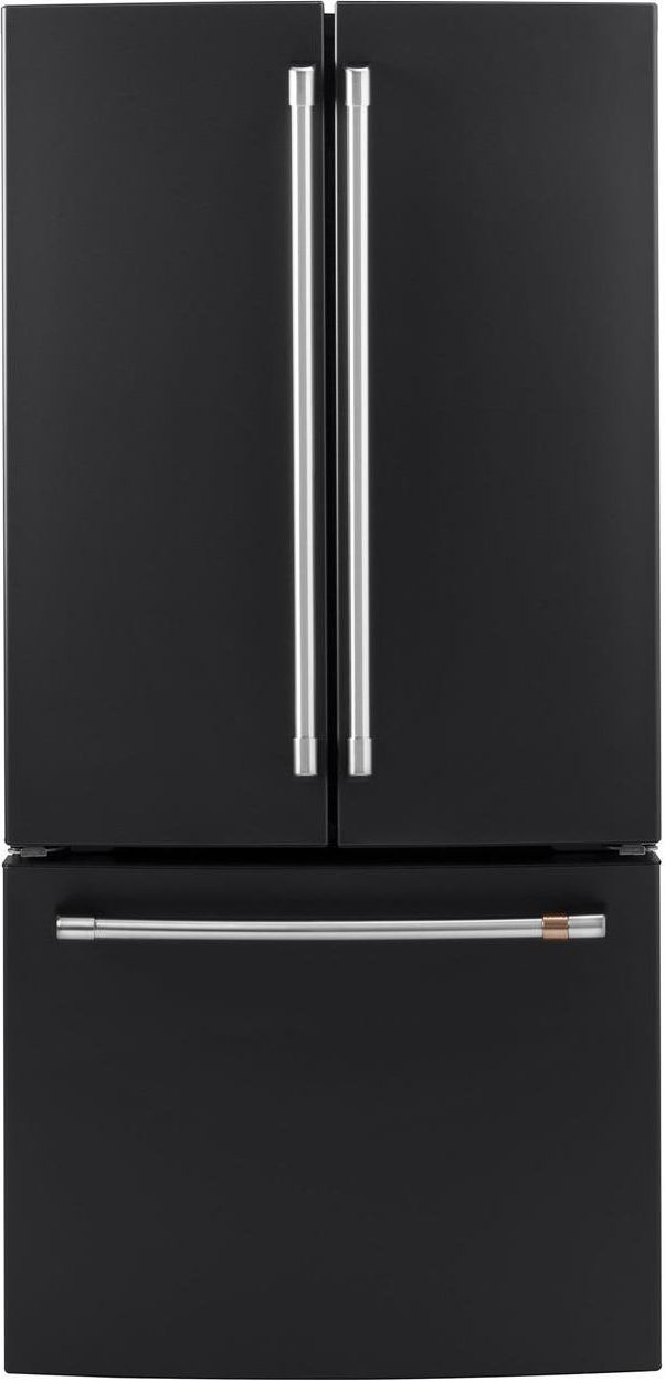 Café™ 33 in. 18.6 Cu. Ft. Matte Black Counter Depth French Door Refrigerator-0