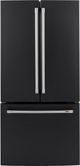 Café™ 33" 18.6 Cu. Ft. Matte Black Counter Depth French Door Refrigerator-0