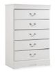 Signature Design by Ashley® Anarasia 4-Piece White Queen Sleigh Headboard Bedroom Set-3