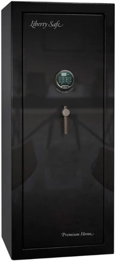 Liberty Safe Premium Home Black Gloss/Black Chrome 17 Electronic Gun Safe-0