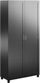 Ameriwood Home Lory Framed 36" Black Utility Cabinet-2