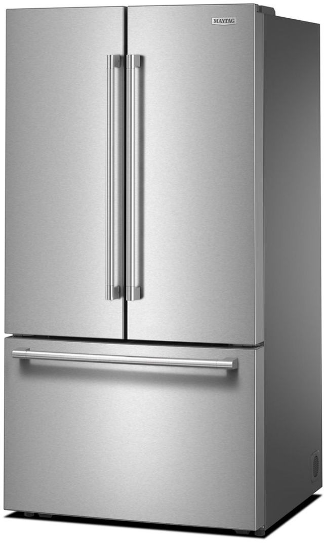 Maytag® 36" 30.52 Cu. Ft. Fingerprint Resistant Stainless Steel French Door Refrigerator with Ice Plus Water-2