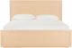 Bassett® Furniture Willow Natural Sand Queen Panel Bed-1