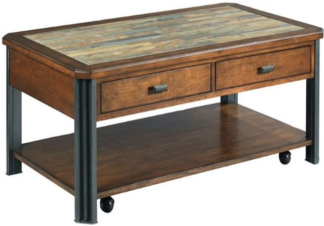England Furniture Slaton 5-Piece Warm Mocha Living Room Table Set-2
