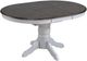 TEI St. Helen Gray Pedestal Dining Table with Walnut Base-0