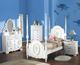 ACME Furniture Flora White Full Poster Bed-1