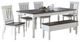 Steve Silver Co. Joanna 6-Piece Mocha/Two Tone Ivory Dining Set-0