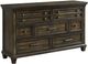 Elements International McCoy 3-Piece Charcoal Queen Storage Bedroom Set-3