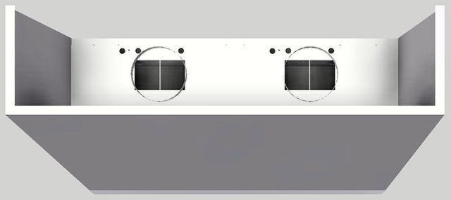 Vent-A-Hood® 48" White Wall Hood-2