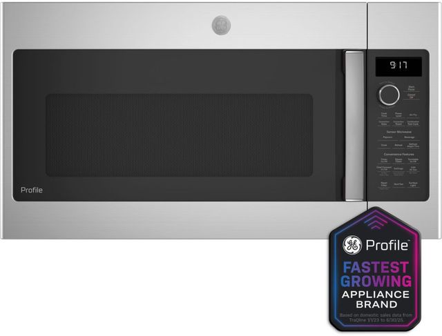 GE Profile™ 1.7 Cu. Ft. Stainless Steel Over The Range Microwave-1