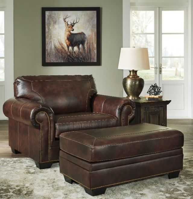 Signature Design by Ashley® Roleson 2-Piece Walnut Living Room Chair Set-3