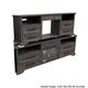 Elements International Park Ridge Charcoal 71'' TV Console without Fireplace-0