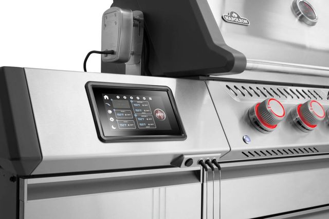 Napoleon Prestige® PRO 665 Elite 5-Burner Stainless Steel Freestanding Natural Gas Grill with Smart Technology and Electric Smoker Box-3