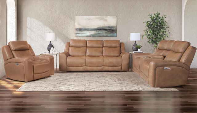 Corinthian Furniture George Carmel Power Reclining Sofa with Dropdown Table-1