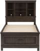 Liberty Furniture Thornwood Hills Rock Beaten Brown Twin Youth Bookcase Bed-1