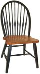 TEI St. Michael Windsor Black/Woontone Side Chair-0
