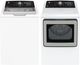 GE® White Top Load Washer & Gas Dryer Laundry Pair-0