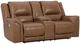 Signature Design by Ashley® Trasimeno Caramel Power Reclining Loveseat-0