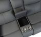 Global Furniture USA U6026 Gray Console Manual Reclining Loveseat with LED and Speaker-2