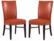 New Pacific Direct Milton Pumpkin Bonded Leather Chair-3