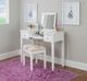 Linon Virginia 2-Piece White Vanity Set-2