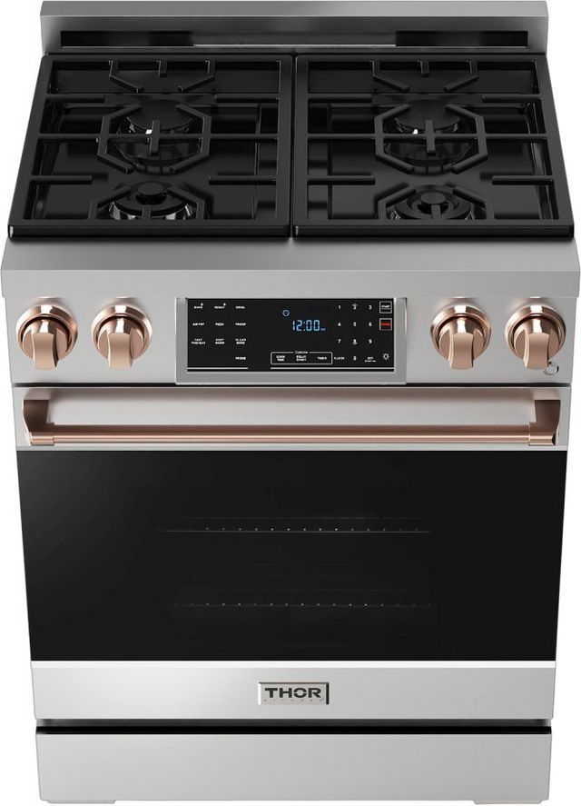 Thor Kitchen® Gordon Ramsay Series 30" Stainless Steel Pro Style Gas Range-1