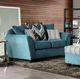 Furniture of America® River Turquoise Loveseat-0