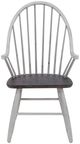 Liberty Furniture Farmhouse Brown/White Windsor Back Arm Chair-2